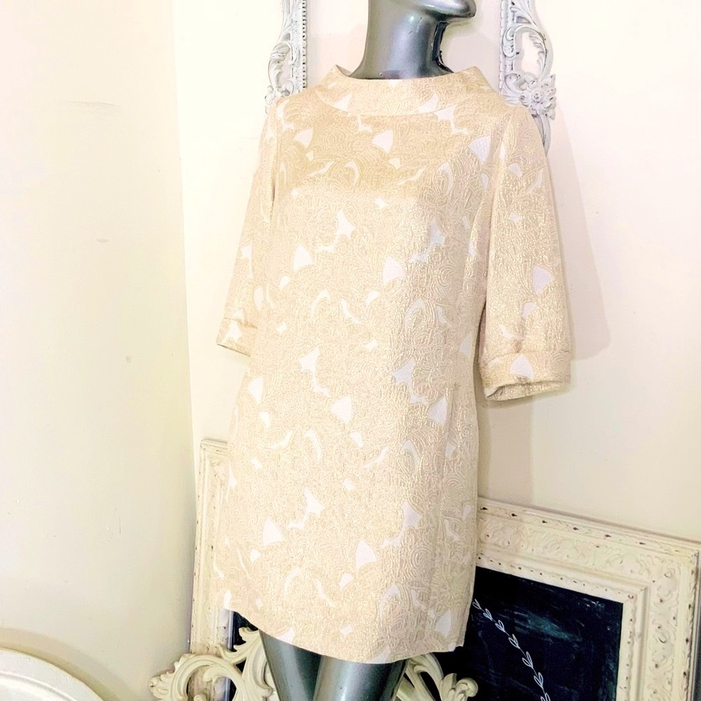VINTAGE Doncaster Collection Brocade Mini Dress